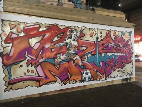 Mural by Adrian Hayles. Photography courtesy Frito Lay Canada