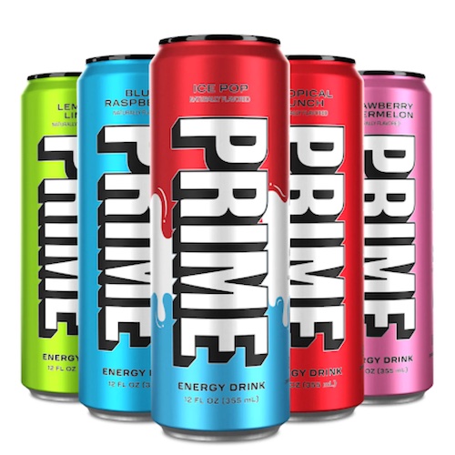 Prime energy drinks