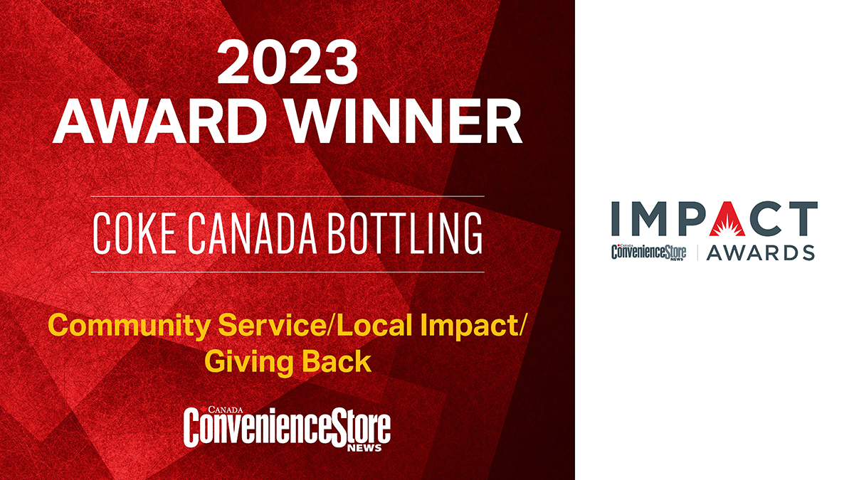 2023 Impact Awards Coke Bottling Canada Community Giving Back