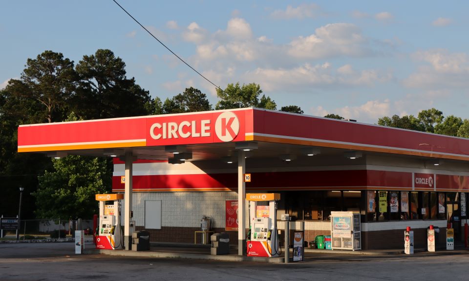 Circle K Gas Station in USA