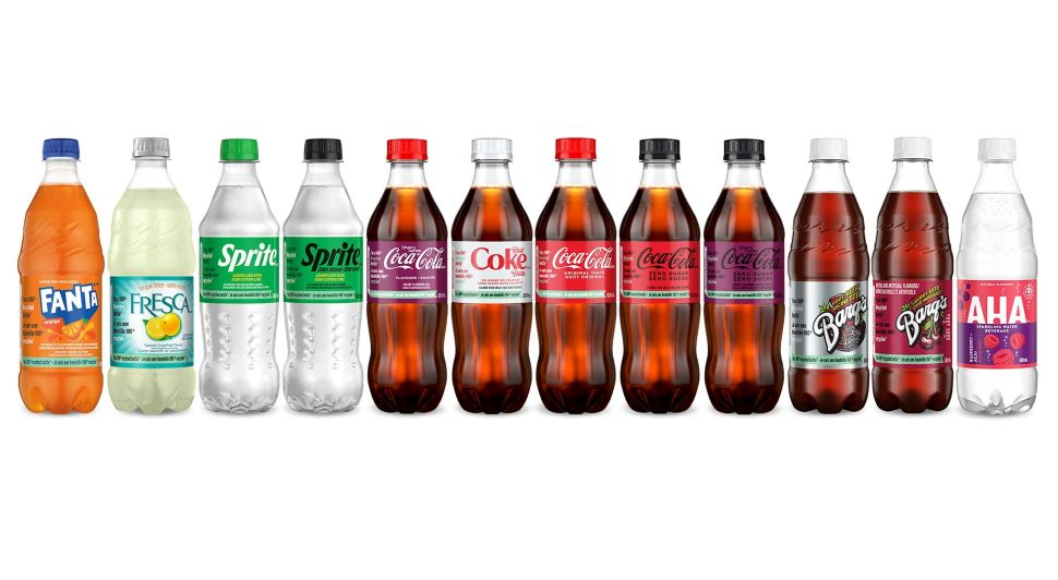 Coca Cola Recycled Plastic Bottles