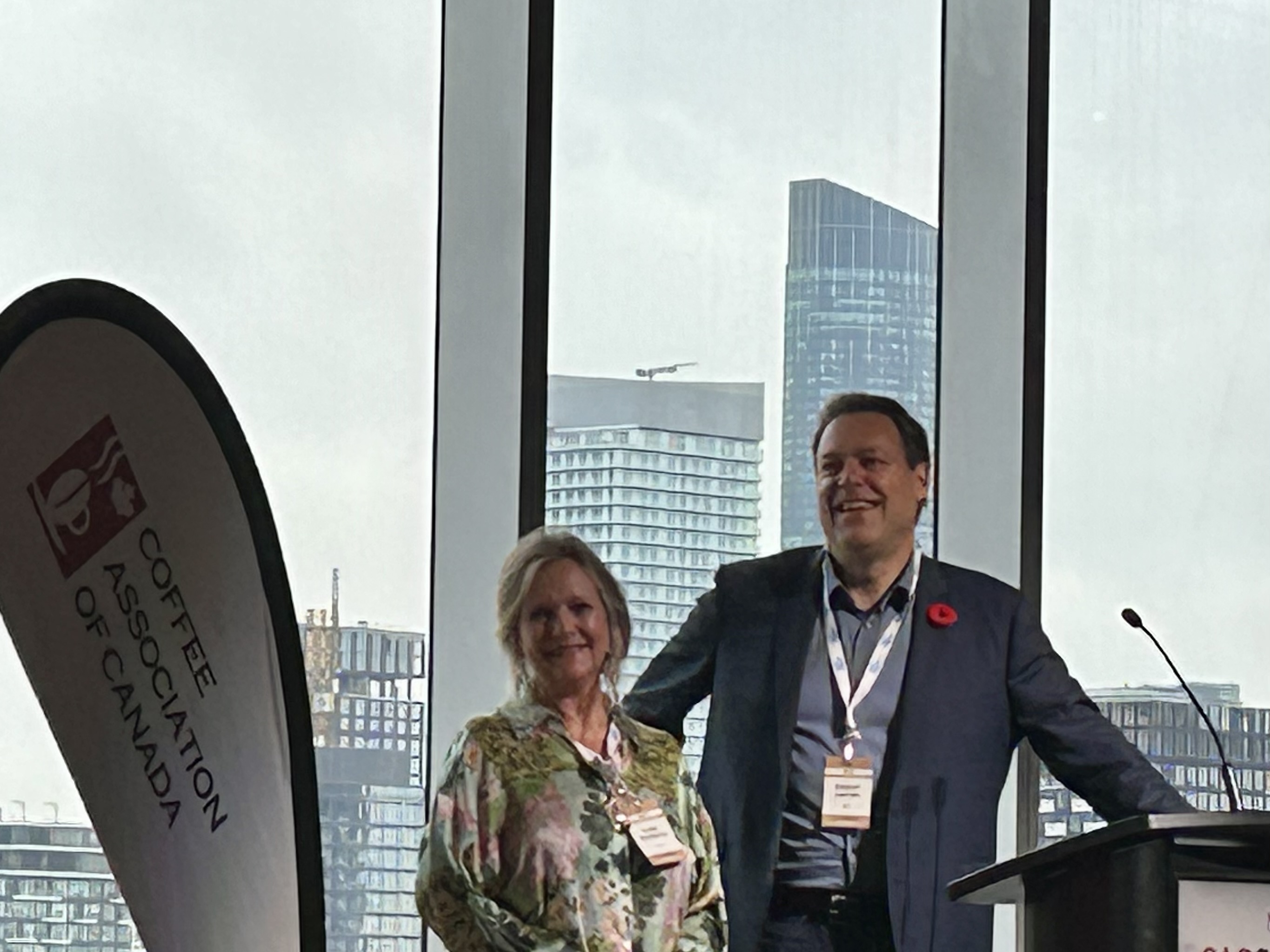 Paige and Robert at CAC conference