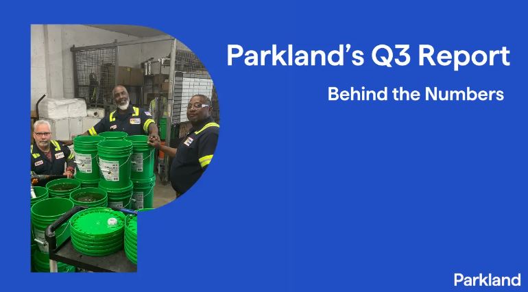 Parkland Q3 Screen Shot