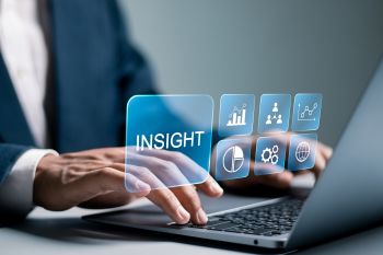 CRM Software Stock Image